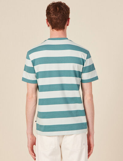 T-shirt manches courtes bleu clair homme