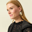 Boucles d'oreilles couleur or femme