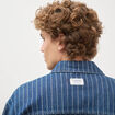 Surchemise oversize en jeans coton denim stone homme