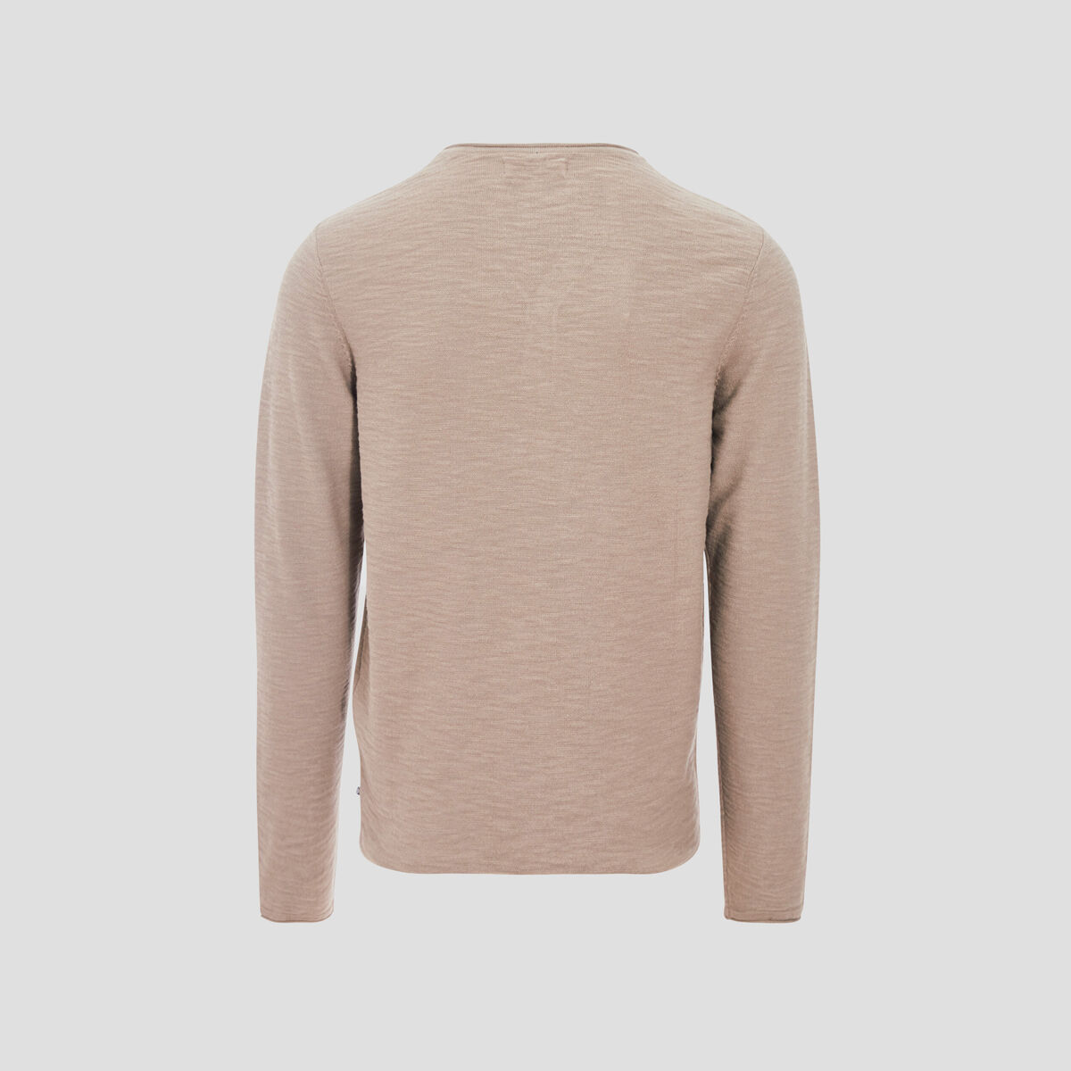 Pull manches longues vert kaki homme