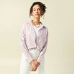 Chemise oversize en coton bleu ciel femme