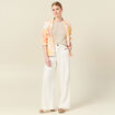 Veste blazer éco-responsable orange clair femme