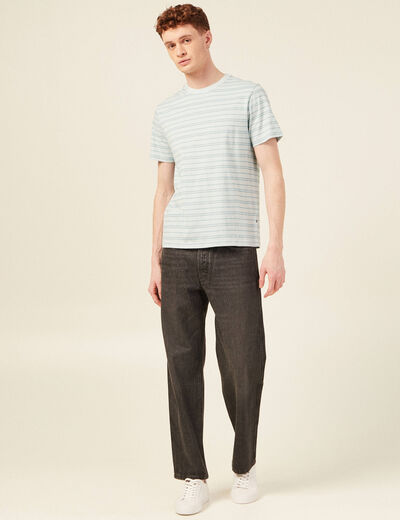 T-shirt éco-responsable bleu ciel homme