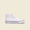 Tennis en toile à lacets blanc homme