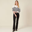 Jeans Yoko - bootcut denim noir femme