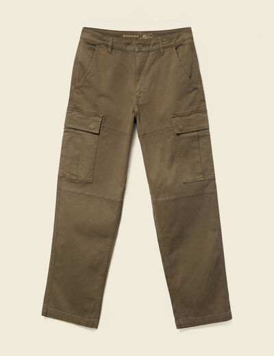 Cargo battle longueur 32 vert kaki homme
