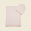 Coffret bonnet et écharpe avec cachemire gris femme