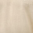 T-shirt ample col rond broderie coton beige homme
