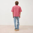 Chemise boyfriend en coton rouge homme