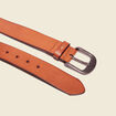 Ceinture en cuir marron homme