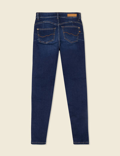 Jeans skinny éco-responsable denim brut femme