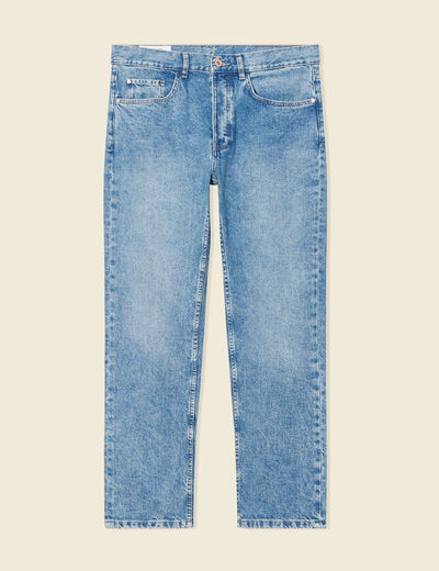 Jeans regular tapered denim dirty homme