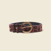 Ceinture marron foncé femme