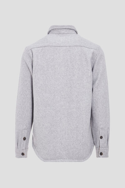 Surchemise éco-responsable gris foncé homme