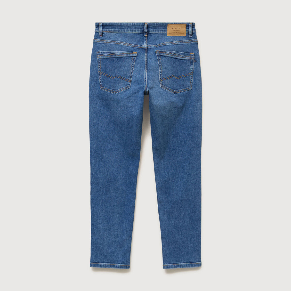 Jeans slim longueur 30 denim stone homme
