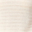 Gilet manches courtes ajour&eacute; creme femme