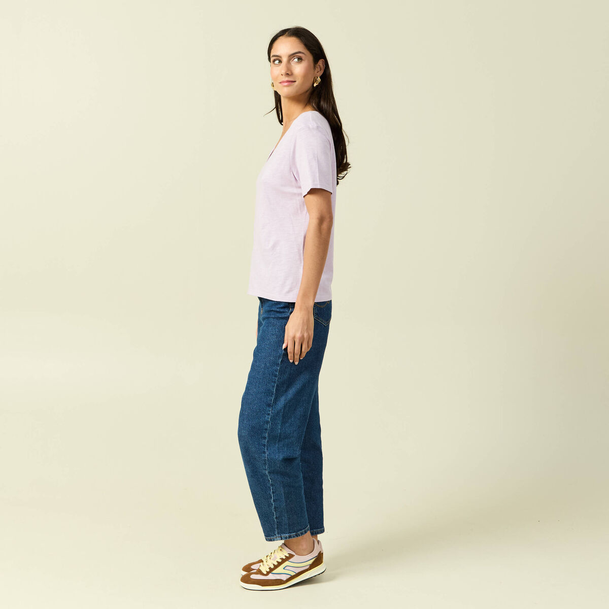 T-shirt manches courtes parme femme