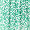 Robe évasée dos en V vert femme