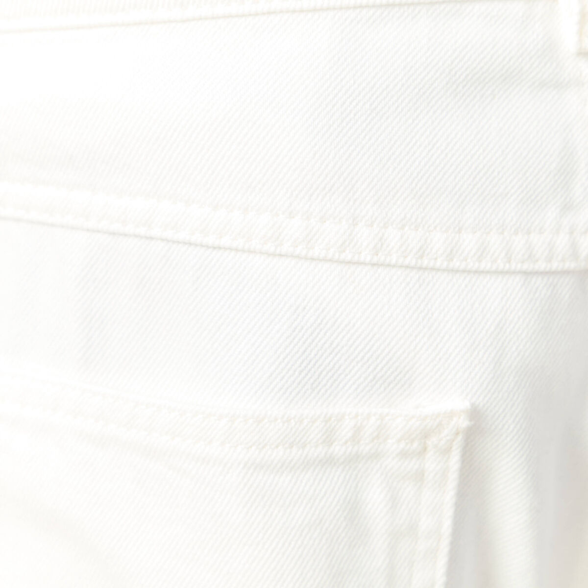 Chino droit longueur 32 coton denim blanc homme