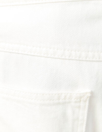 Chino droit longueur 32 coton denim blanc homme