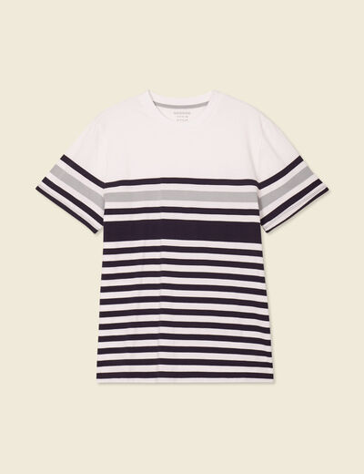 T-shirt éco-responsable bleu marine homme