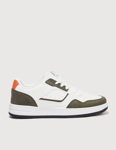 Basket vert kaki homme
