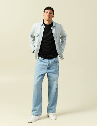 T-shirt en coton noir homme