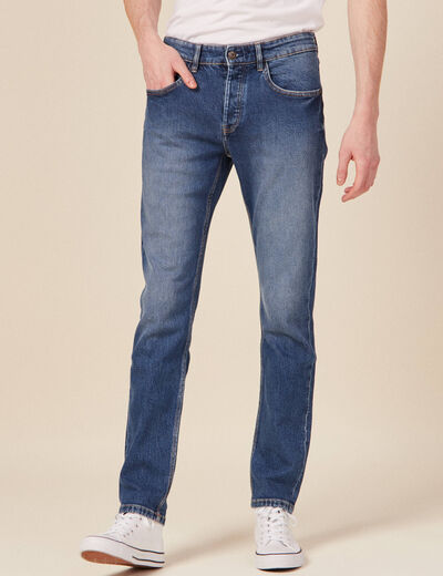 Jeans slim 5 poches denim stone homme