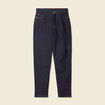 Jeans mom fabriqu&eacute; en France denim brut femme