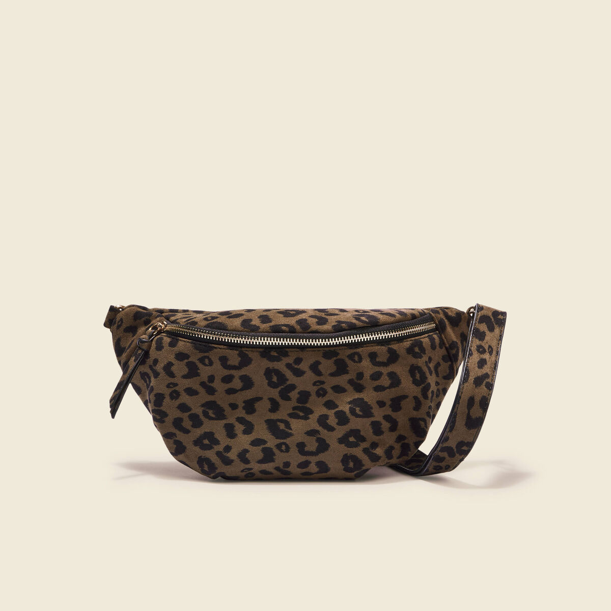 Sac banane vert kaki femme