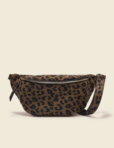 Sac banane vert kaki femme