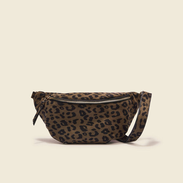 Sac banane vert kaki femme