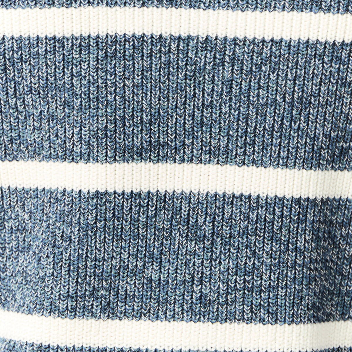 Pull manches longues bleu marine homme