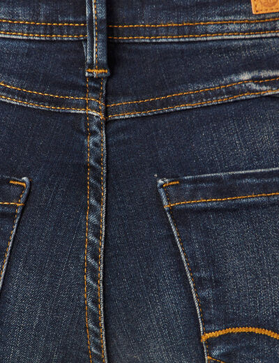 Jeans Demi - regular taille haute denim brut femme