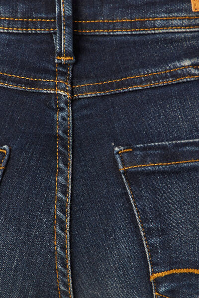 Jeans Demi - regular taille haute denim brut femme