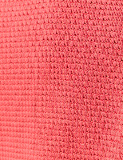 Polo éco-responsable rouge femme
