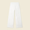 Jeans large éco-responsable denim blanc femme