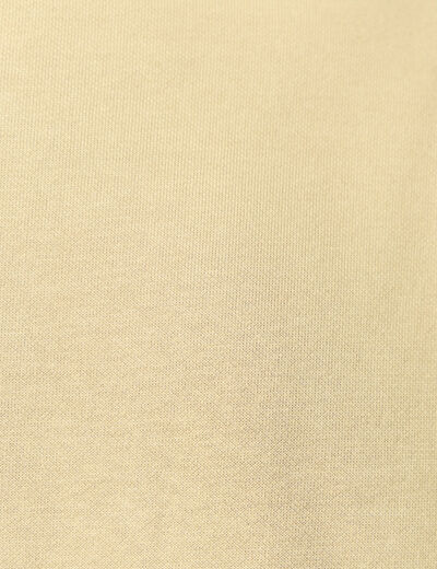 Sweat col rond manches longues beige homme
