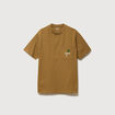 T-shirt en coton camel homme
