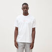 T-shirt en coton manches courtes blanc homme