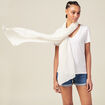 Foulard ecru femme
