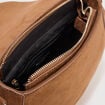 Sac bandouli&egrave;re avec doublure camel femme