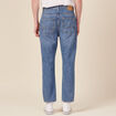 Jeans straight tapered denim used homme