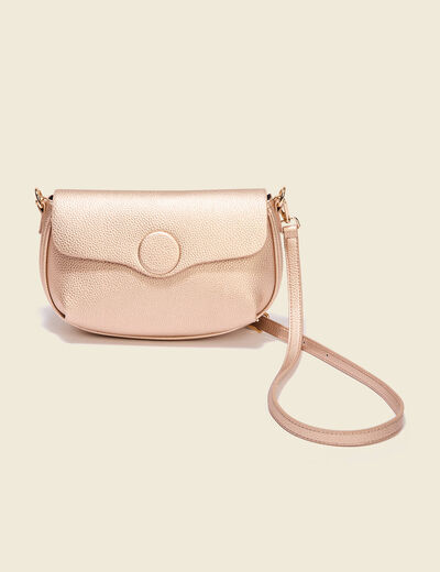 Sac à rabat rose clair femme