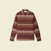 Surchemise manches longues bordeaux homme