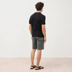 T-shirt en coton manches courtes noir homme