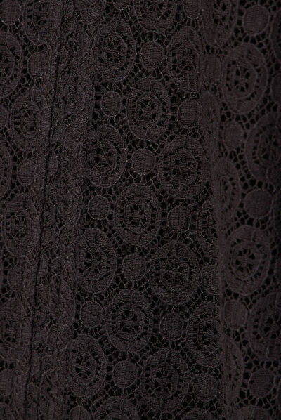 Blouse manches longues noir femme