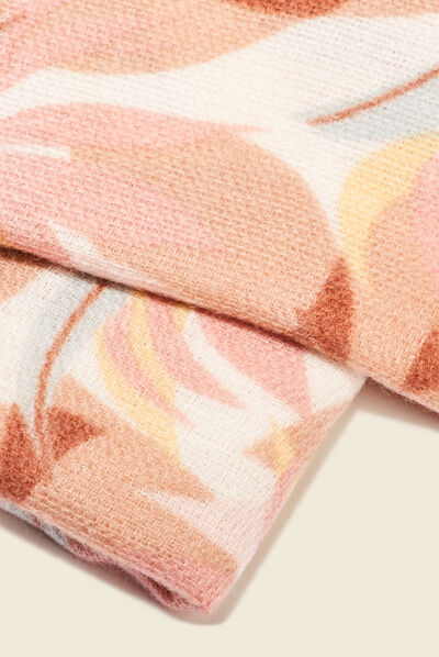 Écharpe beige femme