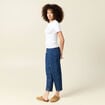 Short ajusté court manches courtes blanc femme