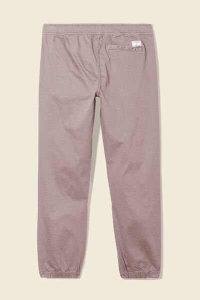 Pantalon battle élastiqué gris homme
